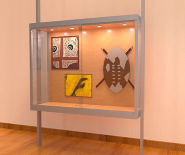 VITRINAS SUSPENDIDAS MUSEOS